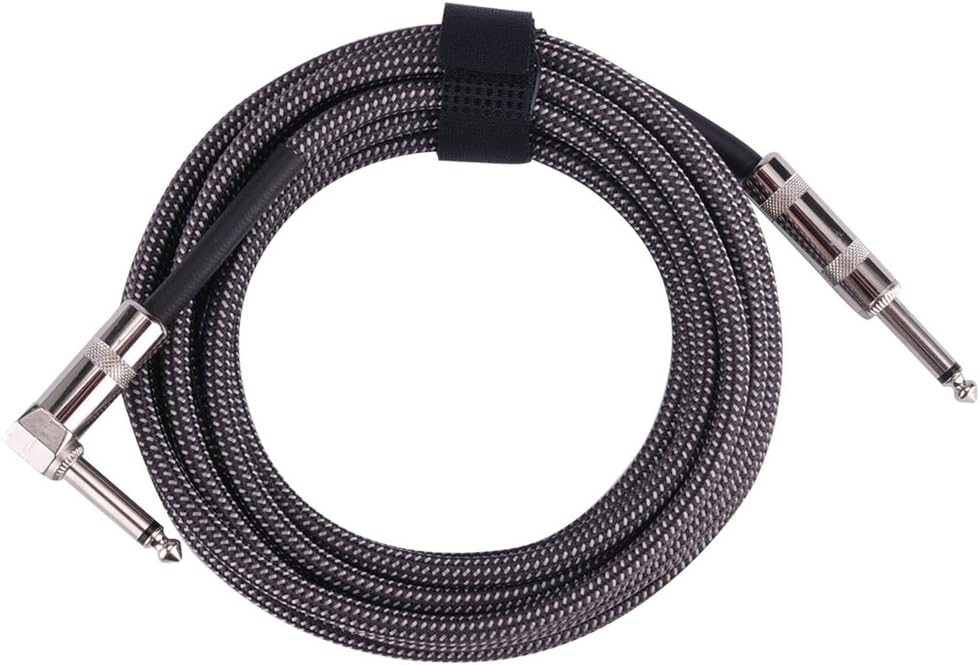 🔥 Cashback up to 70% AvimaBasics Premium 15 Foot Guitar Instrument Cable - Right Angle 1/4-Inch TS to Straight 1/4-Inch TS 15 FT Tweed Cloth Jacket - 15 Feet Pro Cord 15' Phono 6.3mm - Single (Black) 🔥 Flash Sale AvimaBasics Premium 15 Foot Guitar Instrument Cable - Right Angle 1/4-Inch TS to Straight 1/4-Inch TS 15 FT Tweed Cloth Jacket - 15 Feet Pro Cord 15' Phono 6.3mm - Single (Black)