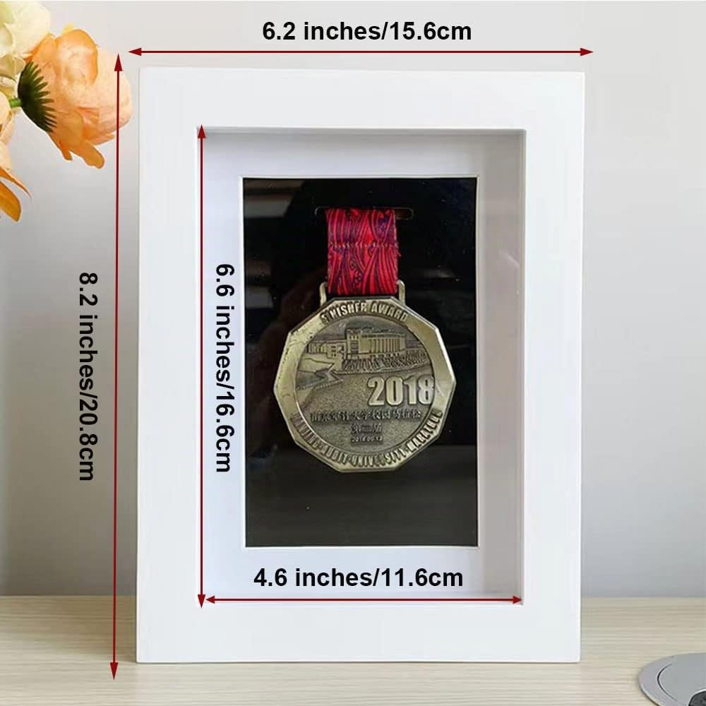 Espositore per medaglie,cornice per medaglie,scatola per medaglie multiuso 3D, display perfetto per bavaglini, corridori, maratona, ginnastica,wrestling,karate, hockey e tutte le medaglie sportive,