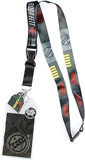 Star Wars Boba Fett Bounty Hunter Suit Up Lanyard ID Badge Holder