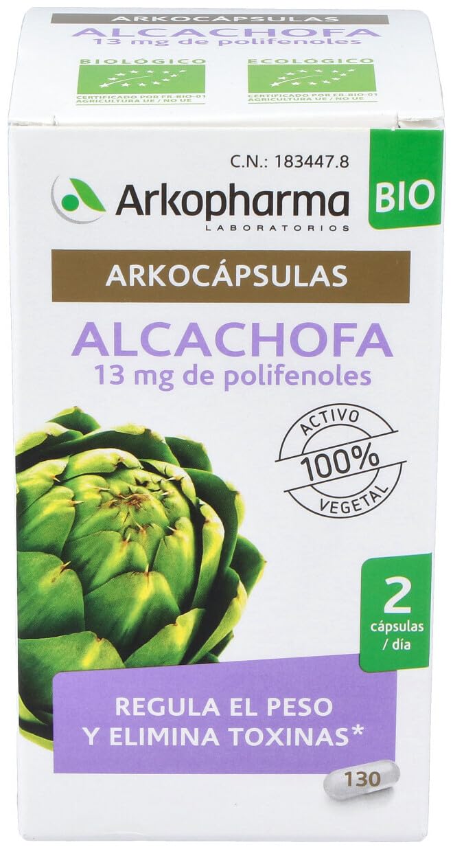 Arkopharma ALCACHOFA 130 Arkocapsulas. BIO--65 dias