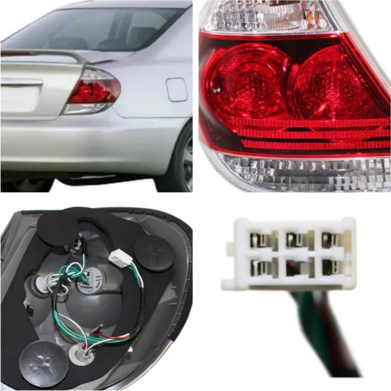 Tail Lights Replacement for 2005 2006 Toyota Camry Rear Left Driver Side Tail lamps TO2800155 8156006220