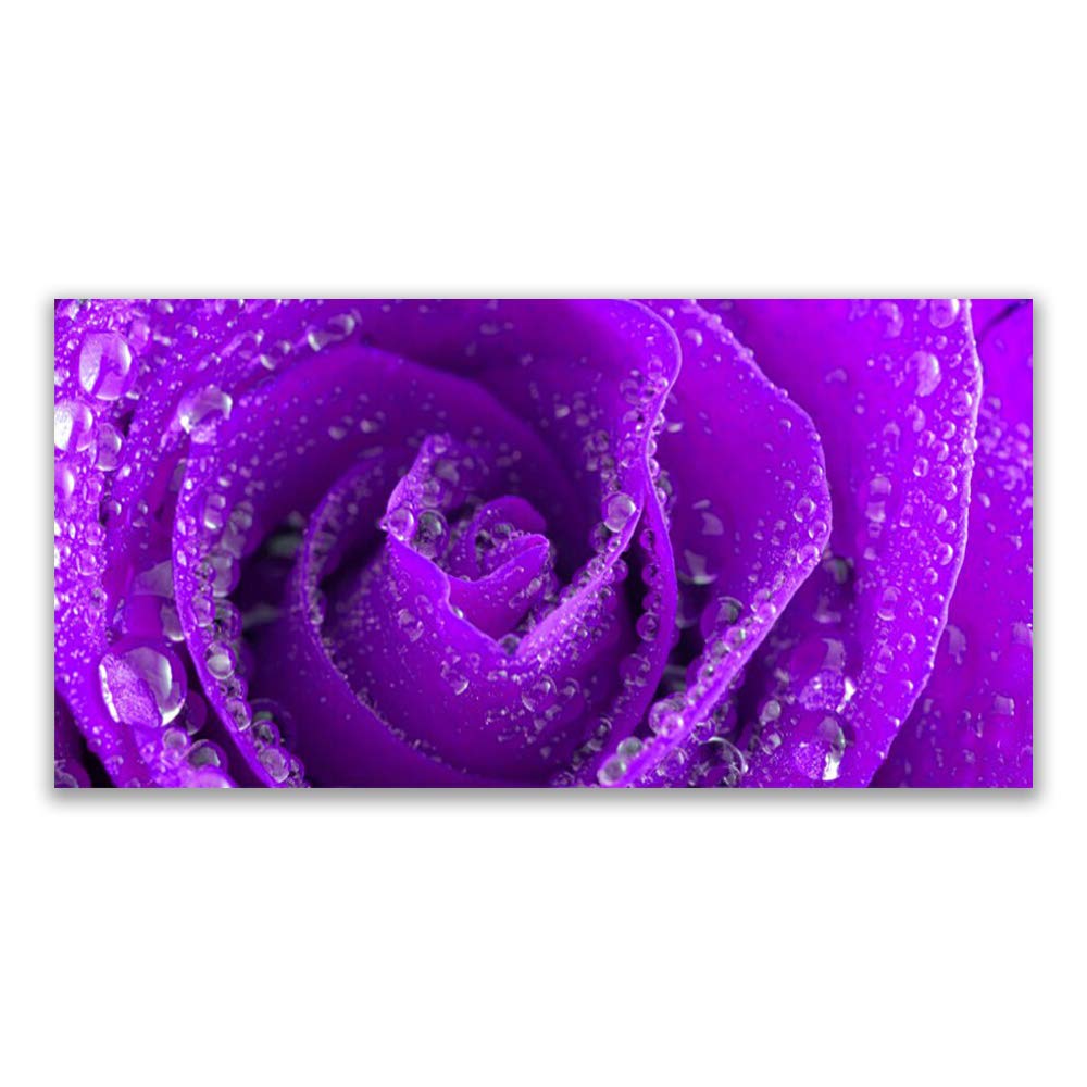 Tableau sur verre acrylique Tulup 140x70cm - Impression plastique décoration murale rose