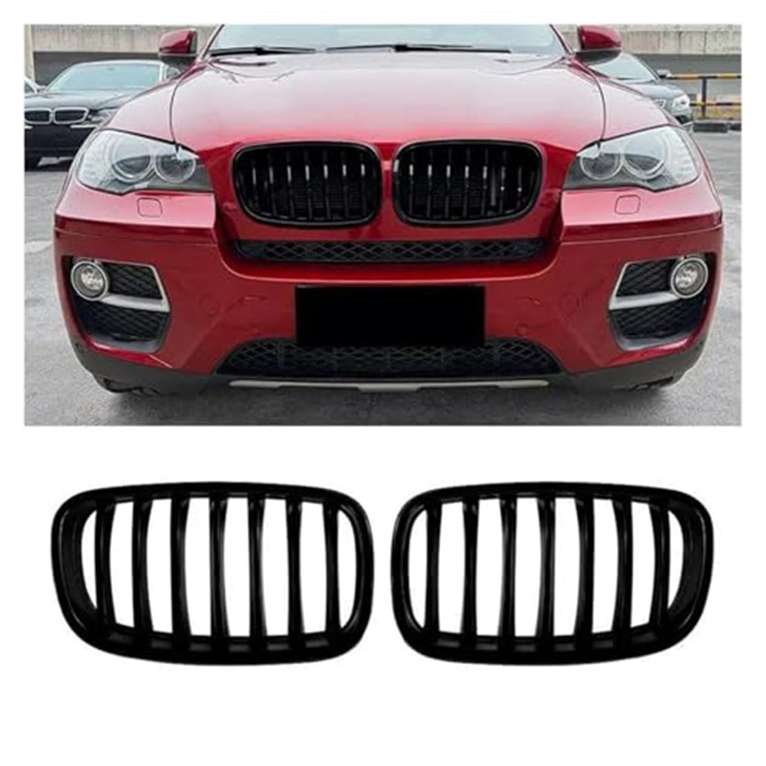 Rejilla delantera para coche X5 E70 y X6 E71 2007-2013: recambios de rejillas exteriores 1