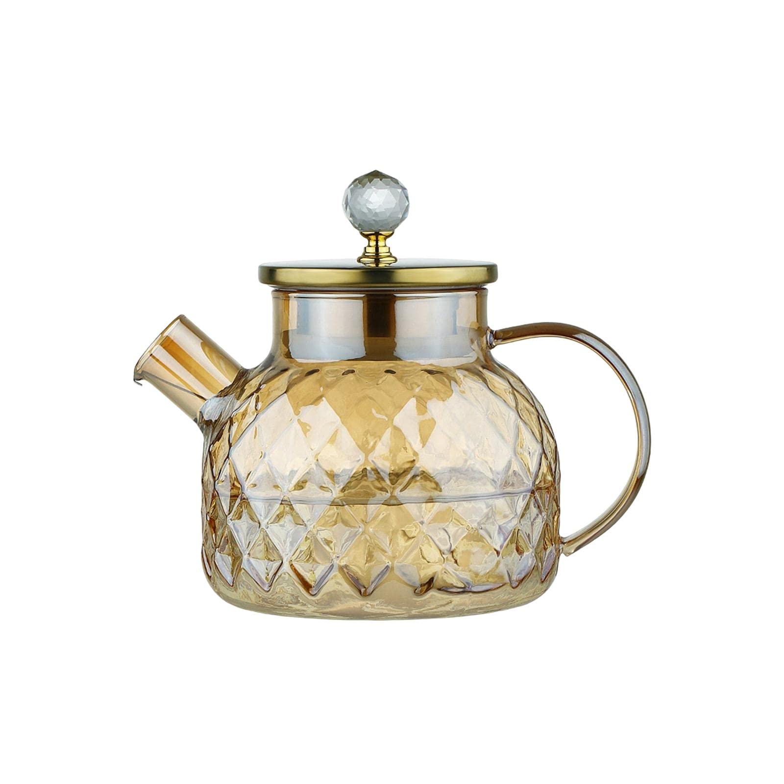 Bouilloire en verre avec carafe à thé intégrée et pichet 1000mL maison