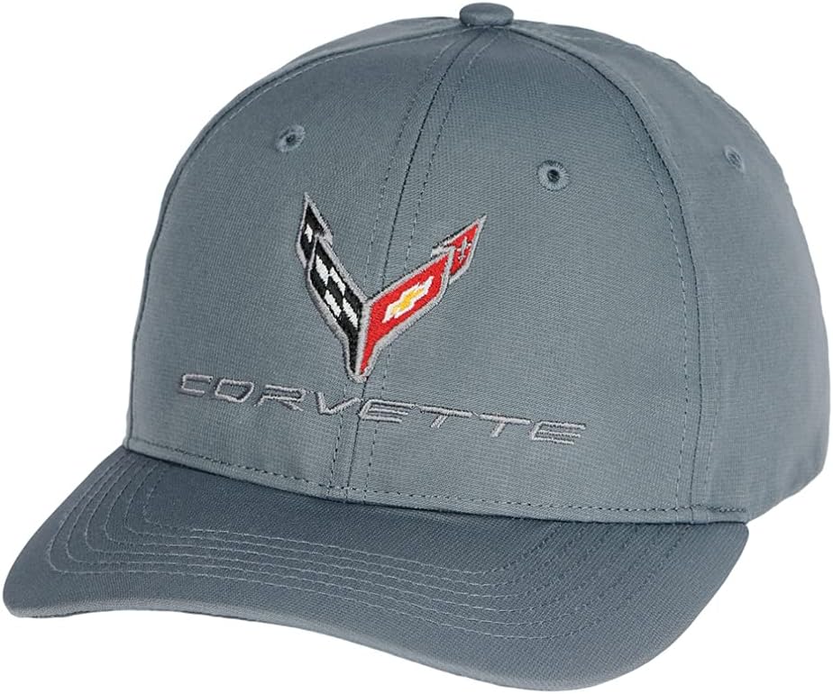 Gorra Corvette Next Generation StayDri Performance, Carbón vegetal