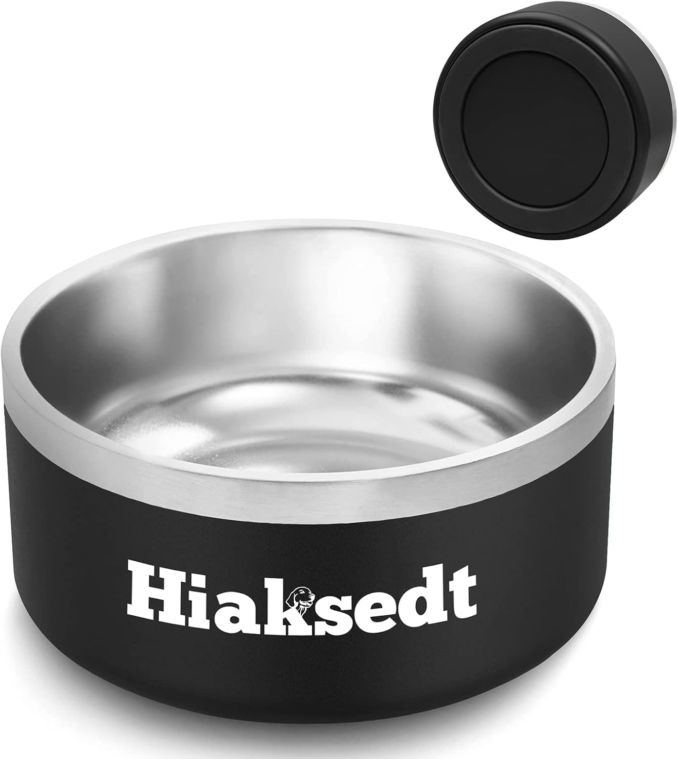 Hiaksedt Premium Large Dog Bowl, 64 oz Dog Food Water Bowls for Large Dogs, Insulated Stainless Steel Cool Water Bowls for Medium Dog,…