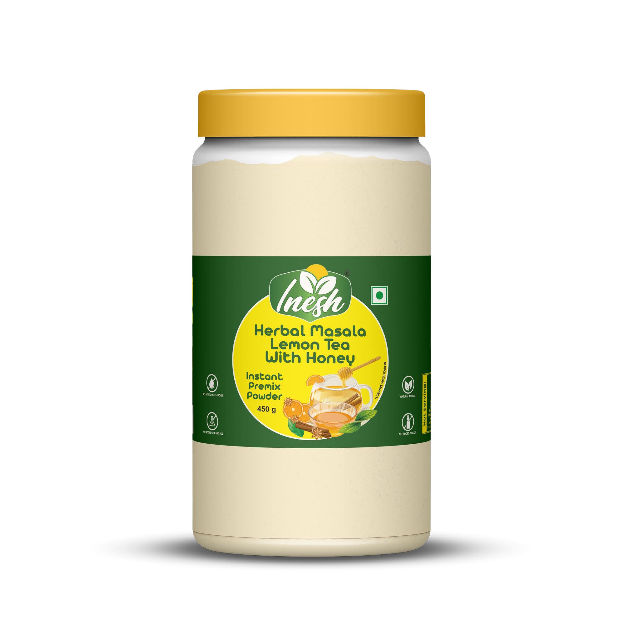Inesh Herbal Masala Lemon Tea with Honey Instant Premix Powder - 450g (B0DBVNBGJS) Amazon Price History, Amazon Price Tracker