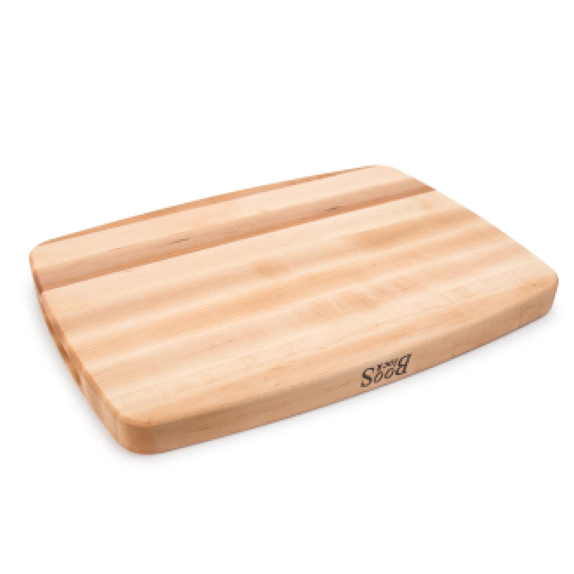 Boos Block Tabla de Cortar Ovalada - Ranura Para Jugo - 51 x 36 x 4 cm | Tabla Cortar Cocina Profesional - Reversible