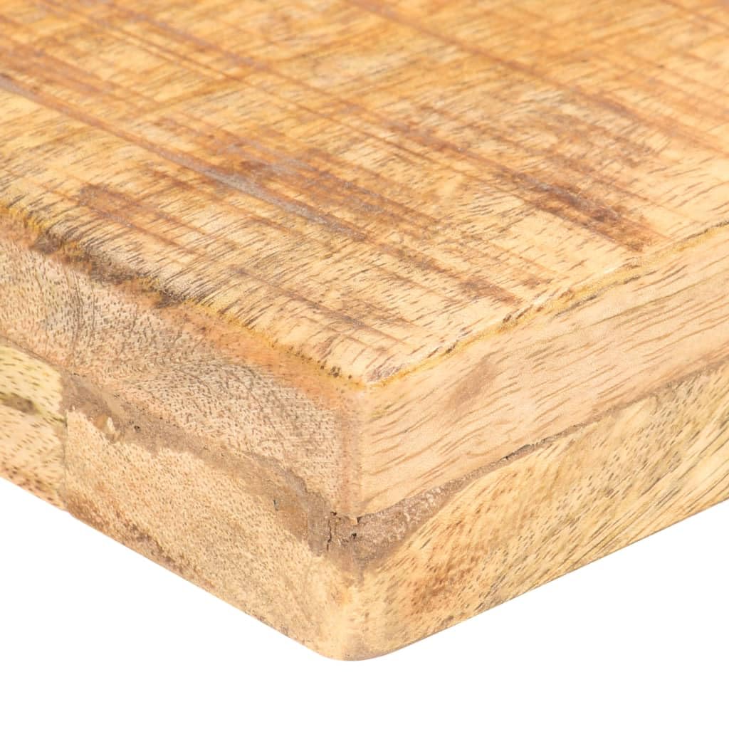 TV-Ständer, TV-Schrank, 160 x 40 x 40 cm, massives raues Mangoholz, Wohnzimmer, Media-Center, Aufbewahrungskonsole