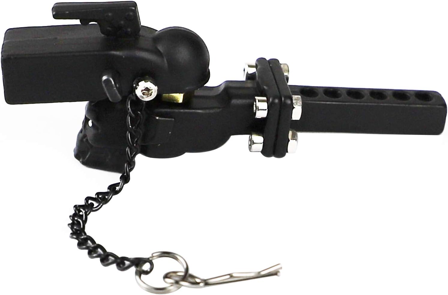 Vgoohobby RC Scale Simulation Metal Hitch Trailer Tow Hook Shackles Link Component Coupler Receiver Compatible with Traxxas TRX-4 Axial SCX10 90046 90047 RC Crawler