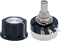 Vista 3 de Taiss Potenciómetro rotativo de película de carbono de una sola vuelta RV24YN20S 3K utilizado para la regulación de velocidad del inversor. Control