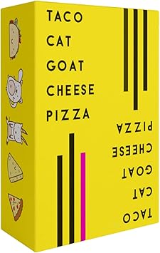 Taco Cat Goat Cheese Pizza Wildly Entertaining Card Game for Family and Group Game Night | Easy to Learn and Play with 10-15 Minute Rounds | Fun for Kids, Teens, Adults, and Families | 2-8 Players