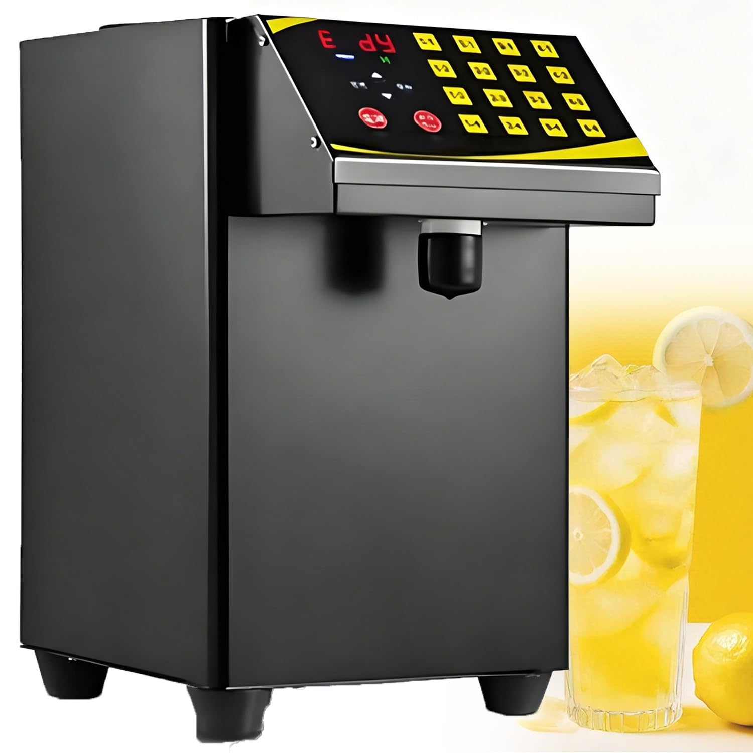 QuinteZhenTially Syrup Dispenser for Bubble Tea Equipment Black