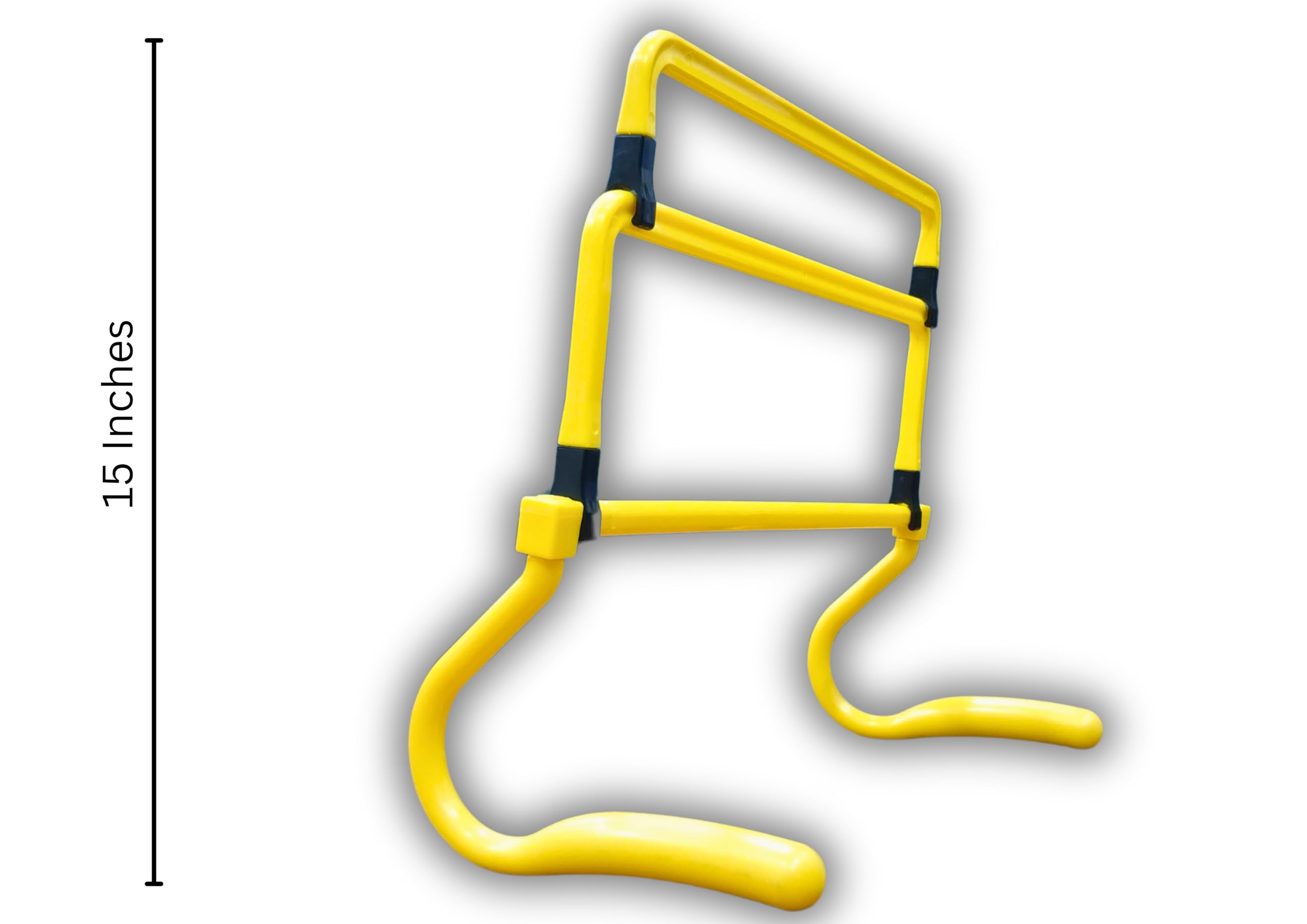 Agility Hurdle Set of 5 Pcs with Multi-Size Adjustment in 6", 9", 12"& 15" for Exercise, Field Training, Obstacle Race etc. 3