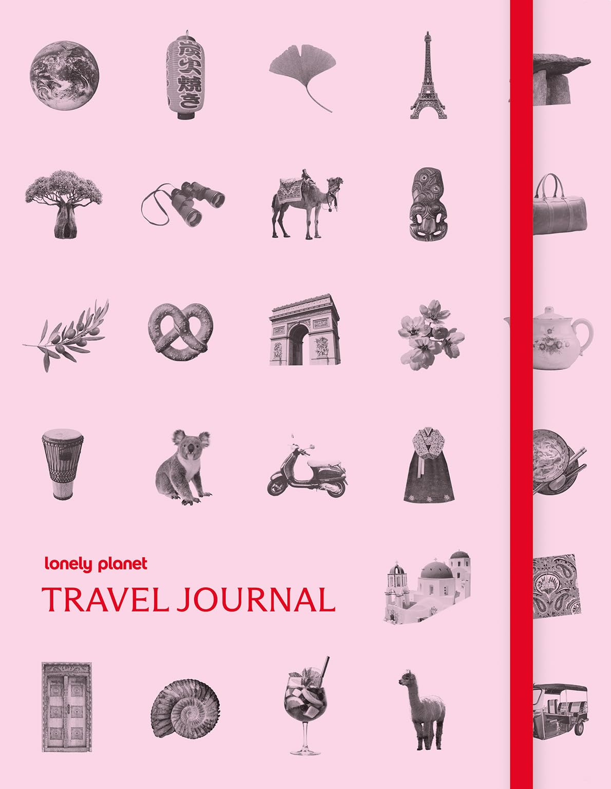 Lonely Planet's Travel Journal: Pink - Planet, Lonely