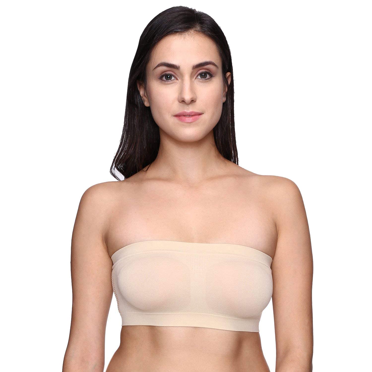 Women's Strapless Comfort Wireless Bra Tube Bra Seamless Bandeau Bralette Tube Top-picture-40