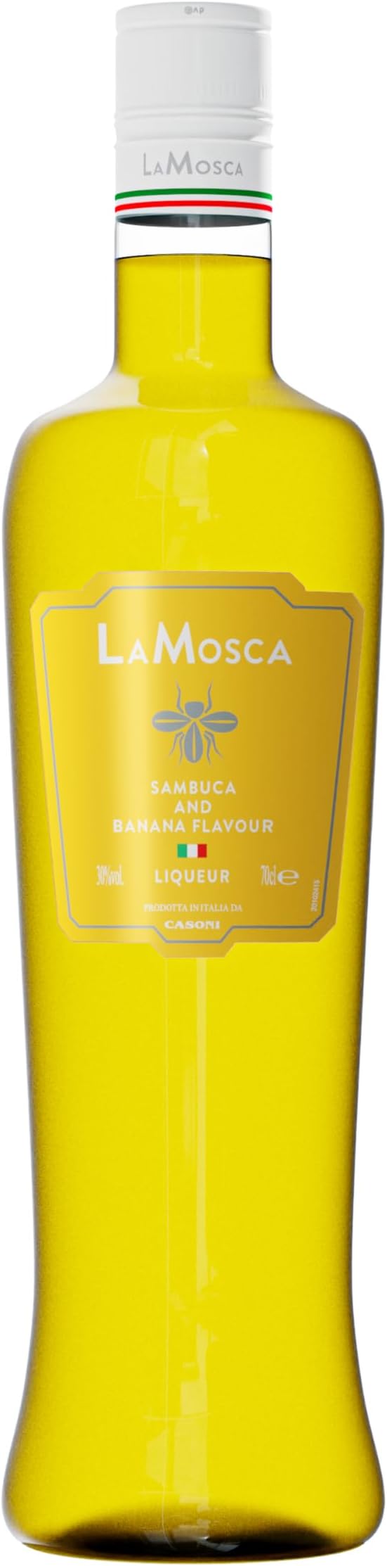 LaMosca Banana Sambuca 70cl Sweet, Strong, Premium Banana infused Italian Sambuca Liqueur | 211 years of heritage.