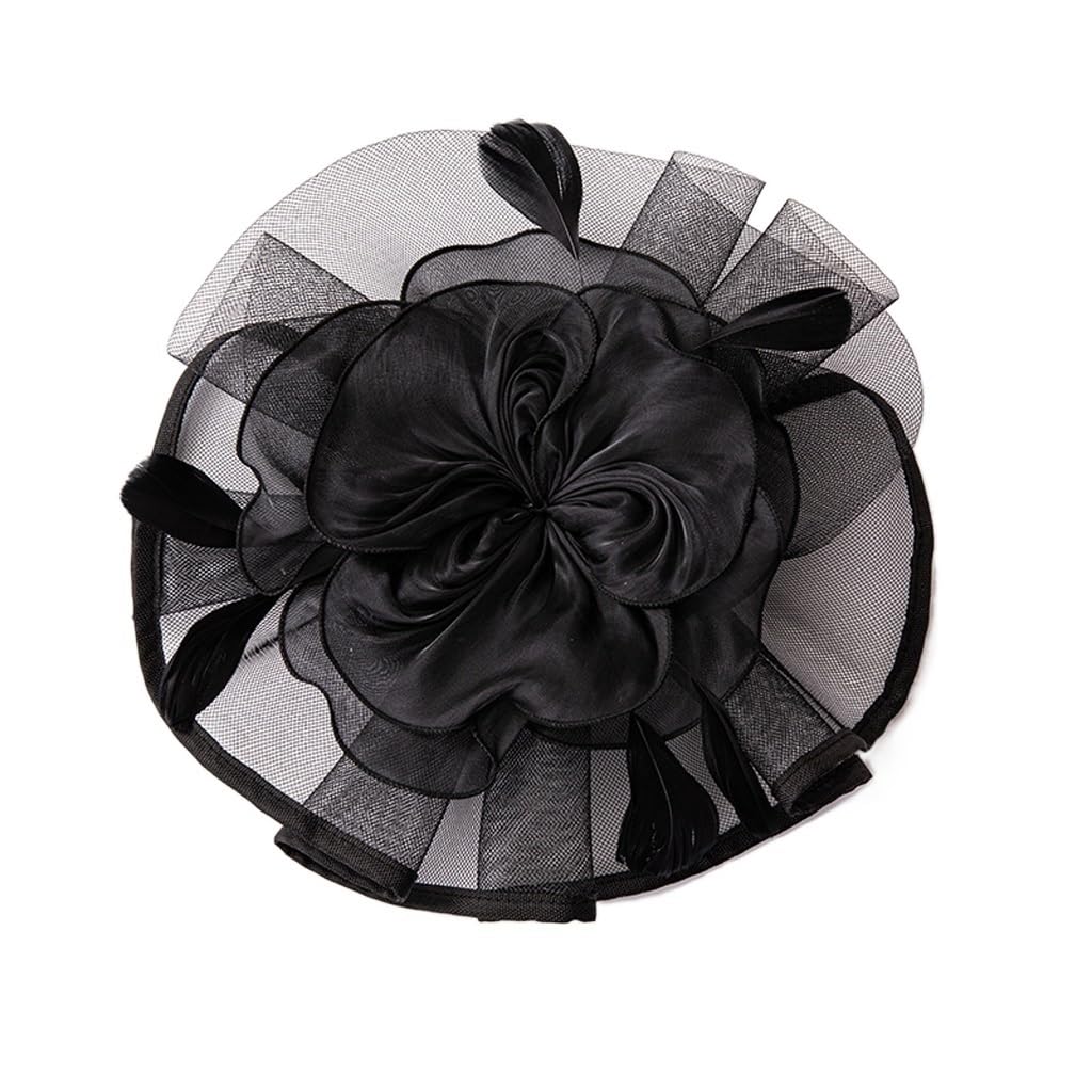 Bandeau chapeau haut de forme en organza pour demoiselle d'honneur et mariée chic