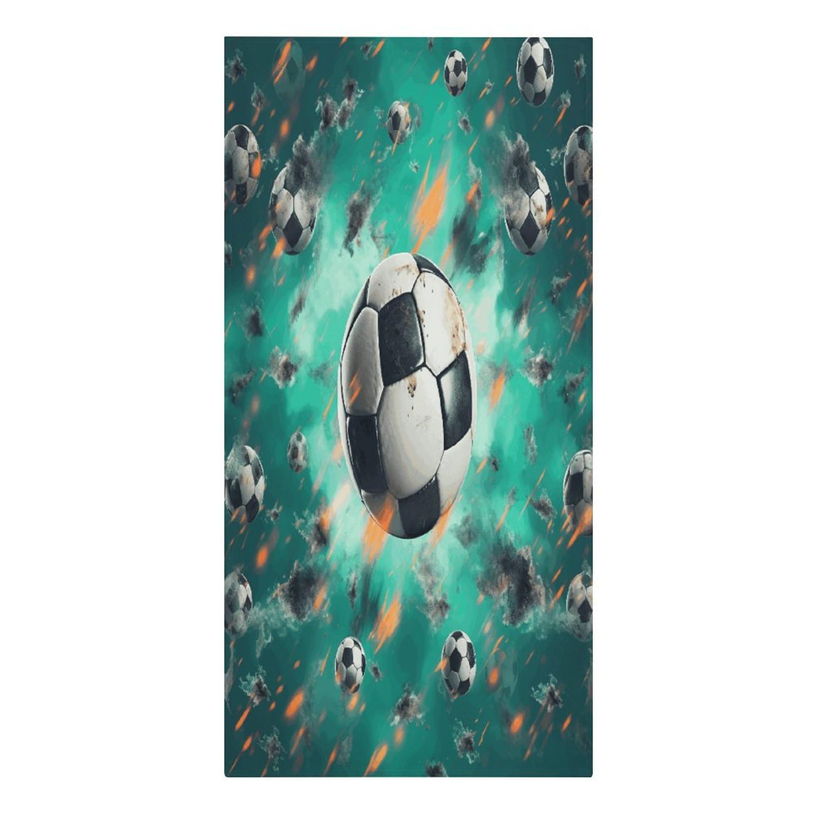 Adfgyerh Women's Style Soccer Microfiber Sand Free Towels Large Quick-Dry. Beach Towel For Swimming Pool Camping Beach .Beach Accessories， They Are Essential Accessories For Adults, And Men, Vacation Gift