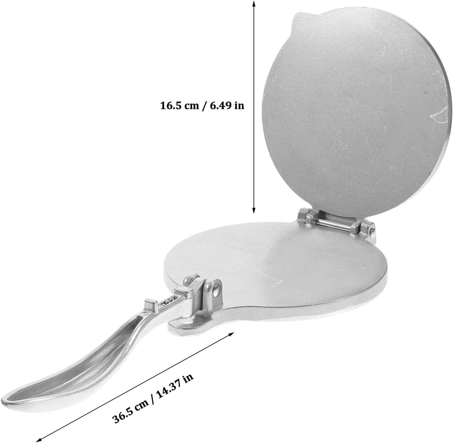 ABOOFAN Tortilla Press 6.5 Inch Dough Press Quesadilla Maker Tortilla Maker Press Empanada Maker Press Tortillas Presser Chapati To Rotate Pizza Press Silver