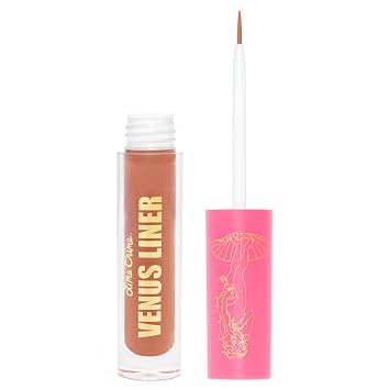 Lime Crime Venus Pigmented Liquid Eyeliner with Precision Brush, Marigold Pumpkin Orange - Ultra Matte Water-Based Formula is Long-Lasting, Smudge-Proof & Quickly Dries - Vegan & Cruelty-Free