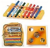 Glockenspiel Metalófono 8 notas en tubo de Do a Do