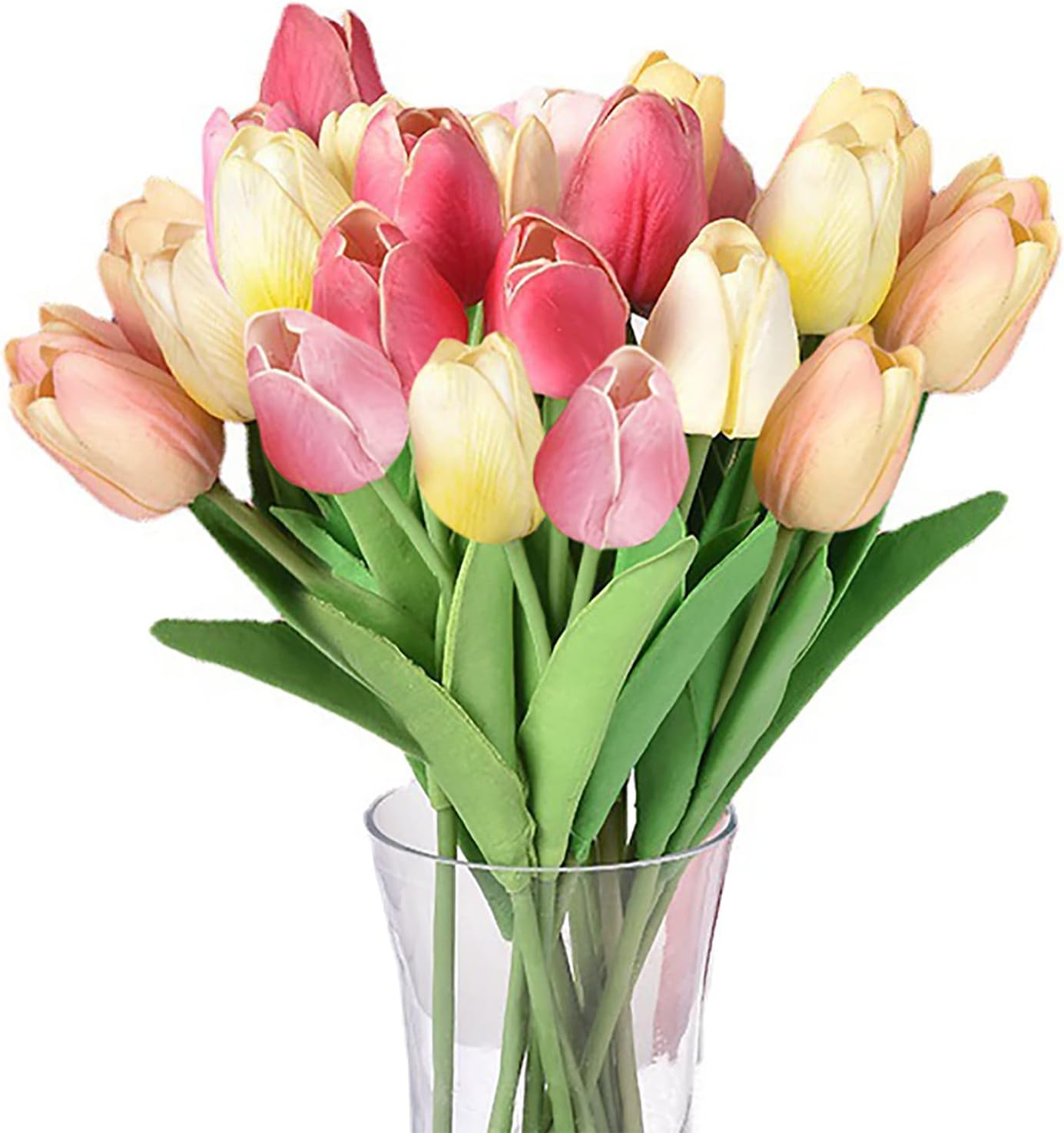 Artificial Tulips 30 Pcs Real Touch