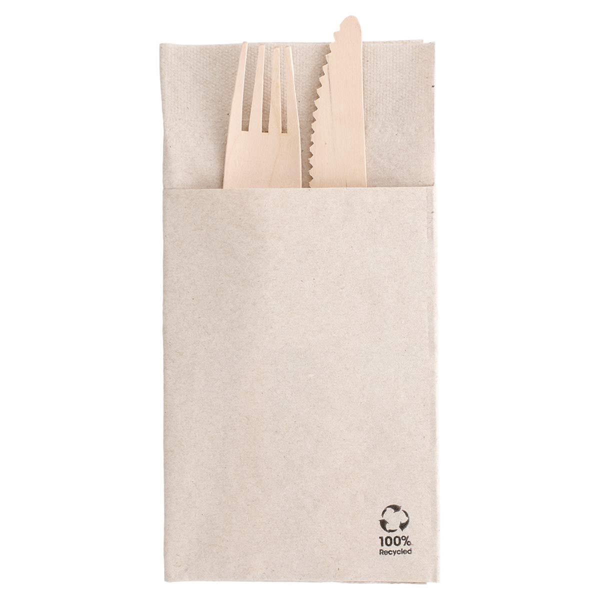 García de Pou 1000 Unidades - 212.49 Servilletas Canguro Ecolabel con 2 Capas, 18 G/M2, 40 x 40 cm, Natural