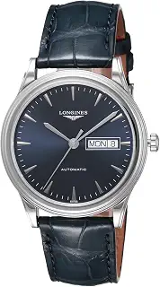 [LONGINES] メンズ 腕時計 Watch ロンジン FLAGSHIP フラッグシップ L4.899.4.92.2 自動巻 日常生活防水 サファイアガラス ブルー文字盤 ステンレススチール [並行輸入品]