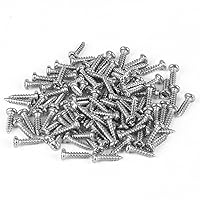 Vista 1 de Paquete de 100 tornillos autorroscantes de cabeza redonda Phillips de acero inoxidable M2 x 0.315 in