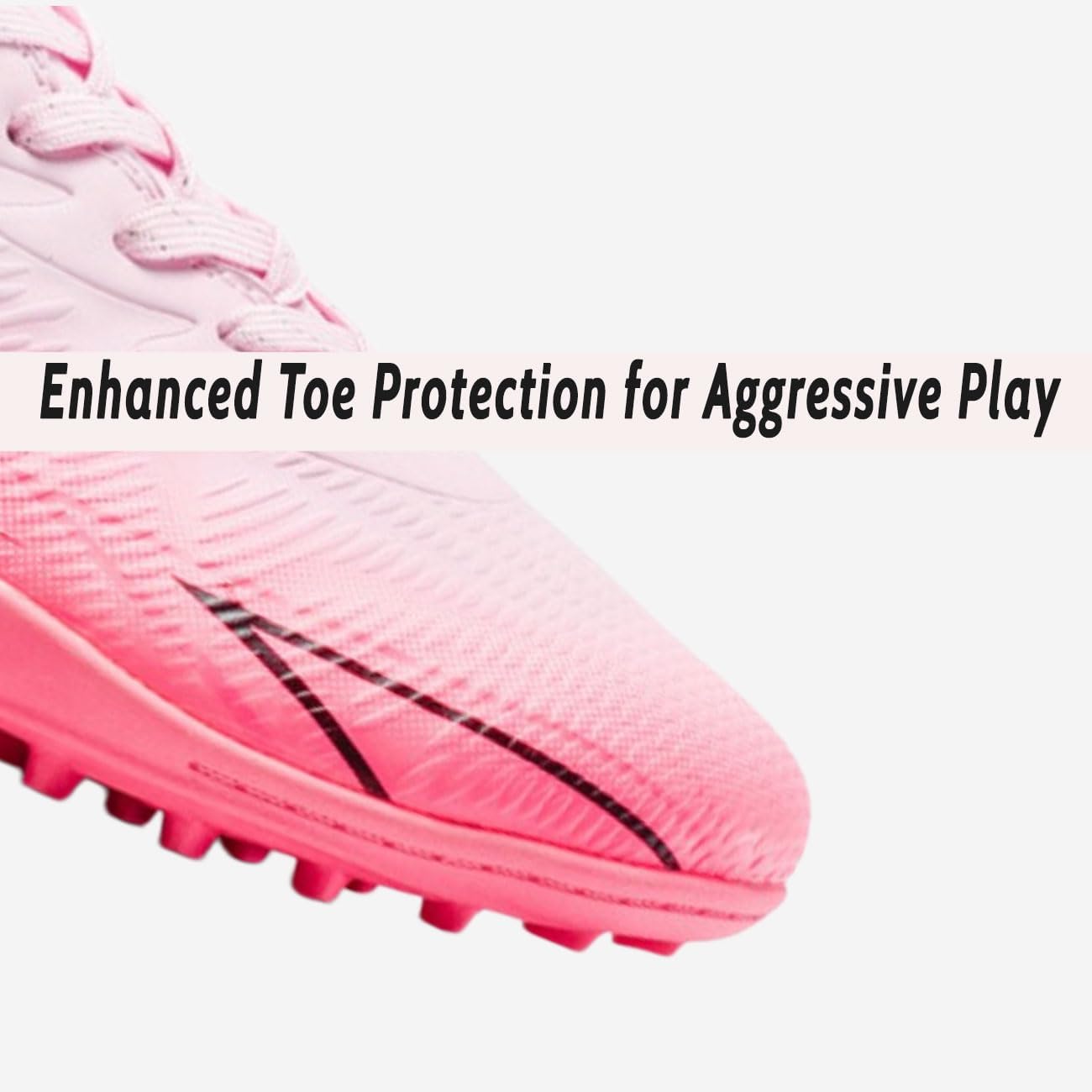 HESBITEUL Soccer Cleats Indoor Turf: Kids Football Shoes with Short Studs