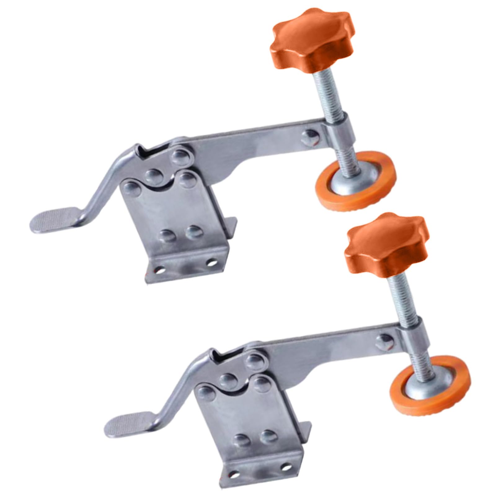 Jazuaiao A Toggle Clamps Stainless Steel Quick Releases Vertical Clamps Djustable Ntislip Hold Down For Woodworking Welding Woodworking Fixture