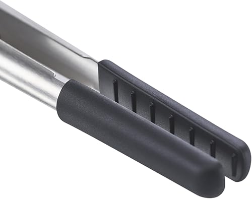 Miniatura 4 de Joseph Joseph Elevate Fusion Pinzas de precisión, sin BPA, utensilios de cocina antiadherentes resistentes al calor, asas de acero inoxidable, 12.01