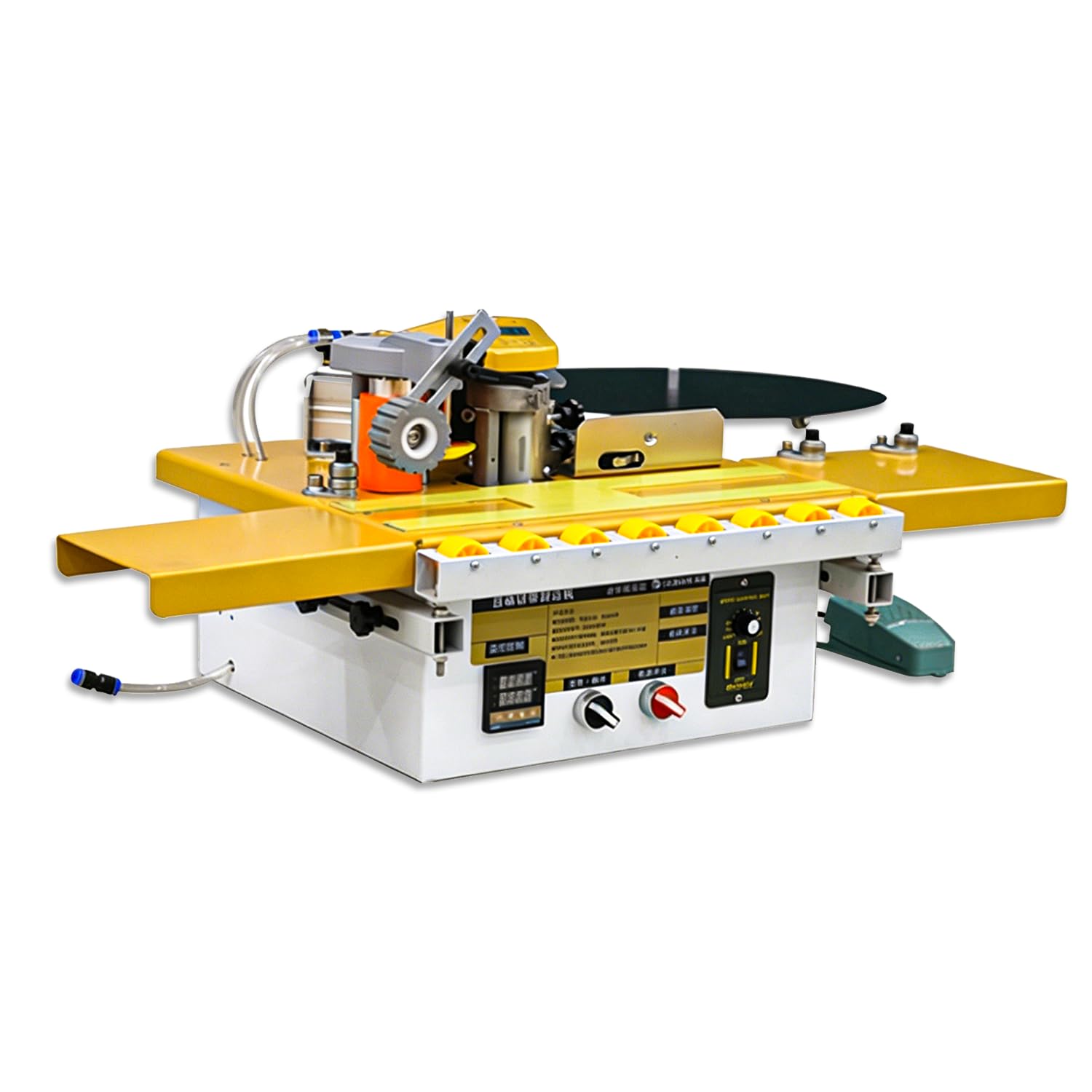 WTRYRN Mini Desktop Edge Sealer, Foot Pedal Control 110V