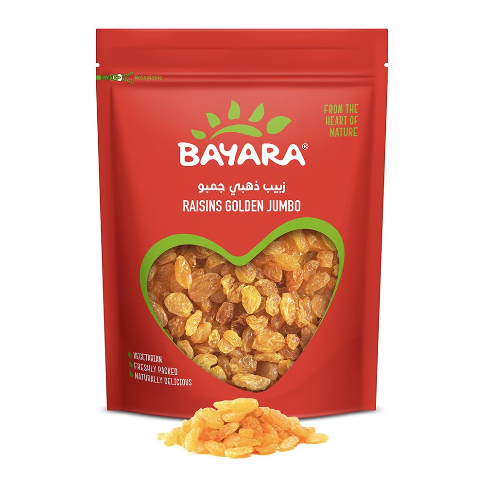 Bayara Raisins Golden Jumbo, 400 gm (Pack Of 1)