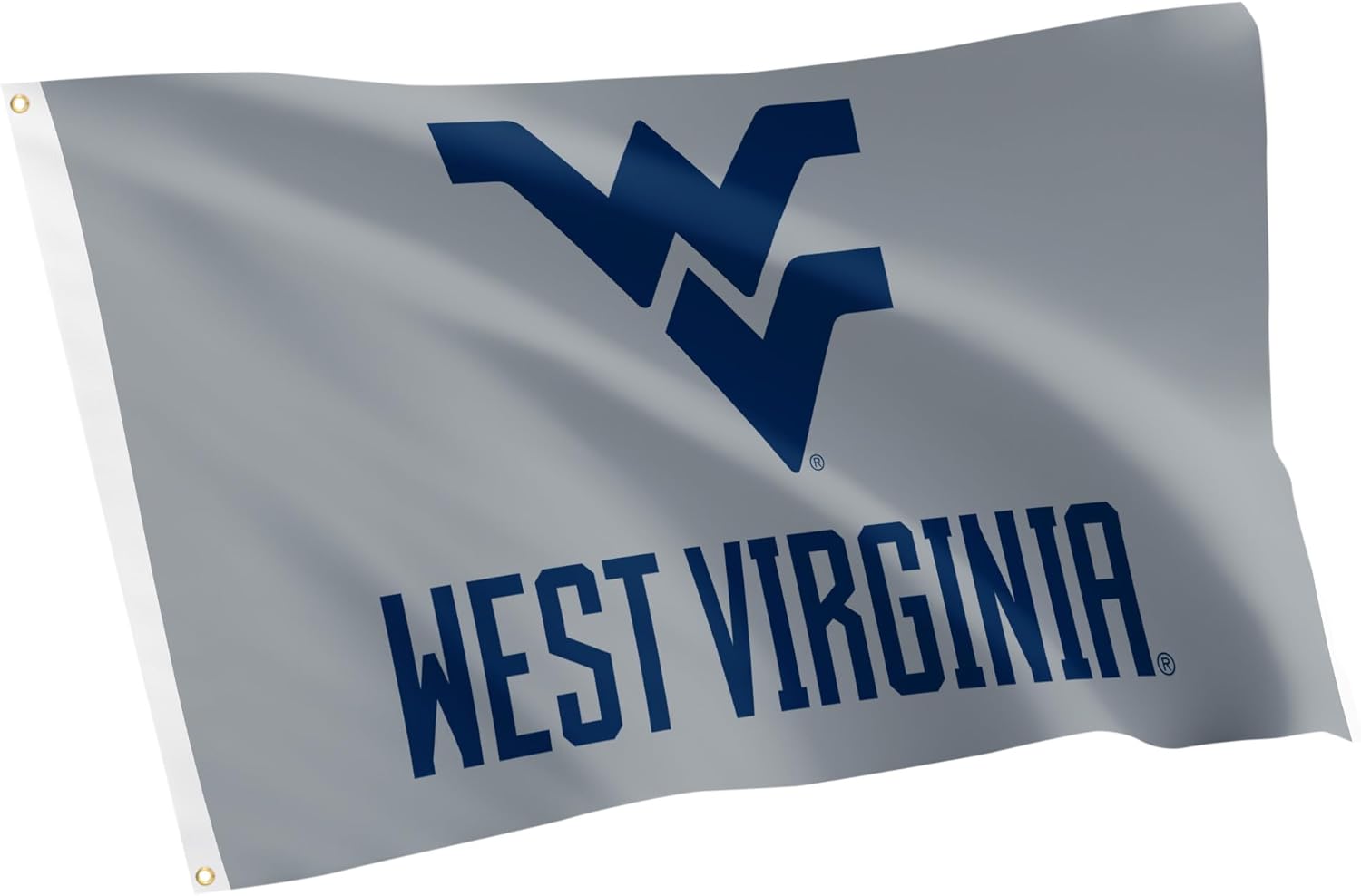 Desert Cactus West Virginia University Flag - 3 x 5 Feet WVU Mountaineers Banner, Indoor/Outdoor Durable Fabric Display (Style C1)