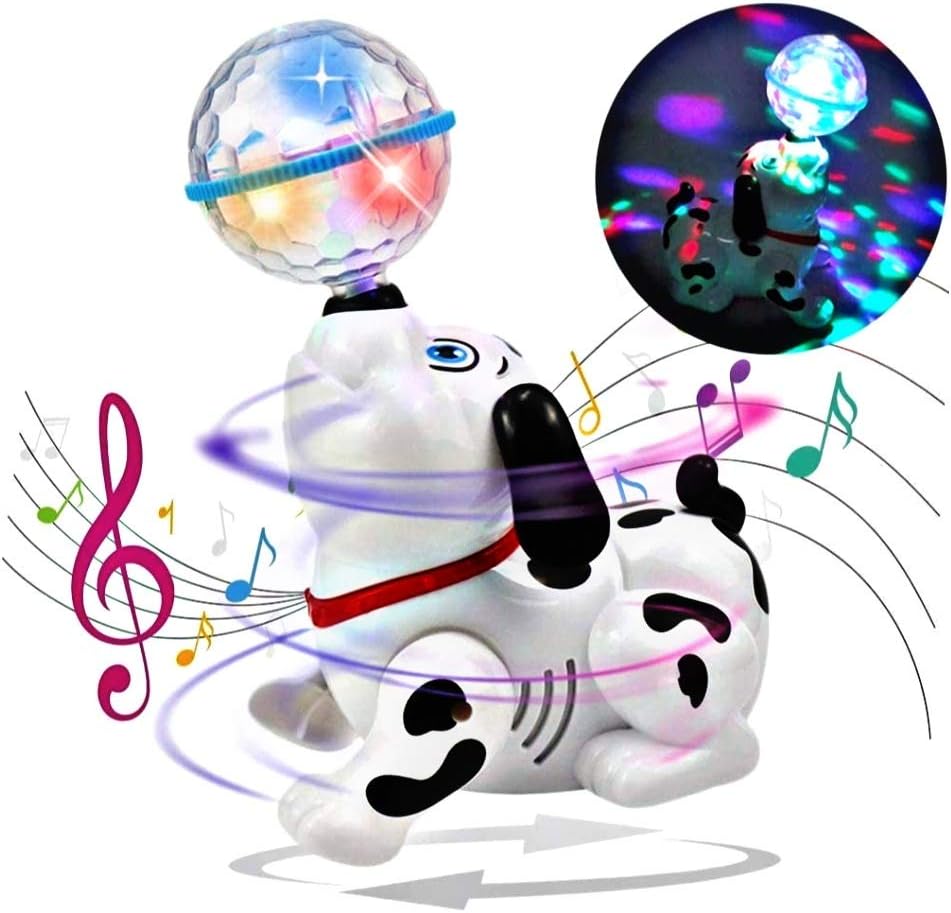 Vikas Gift Gallery Sound Toy for Kids (Dancing Dog with Music and Light)
