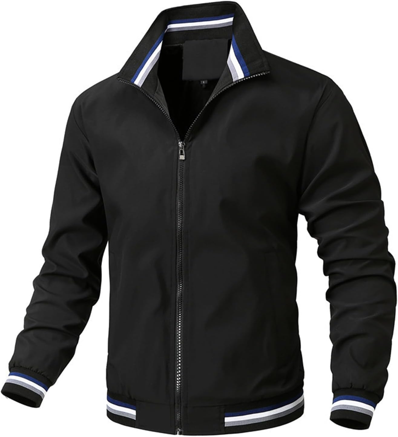 ブルゾン dimitriblack 2WAY Military Windbreaker Jacket Navy DBD1JP01N NEW X-Ray Men's Black 4 Pocket Windbreaker in Military Field
