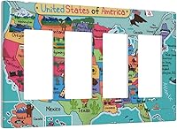 Vista 127 de Cubierta de interruptor de luz rosa brillante con purpurina de 1 banda, sin dispositivo, placa de pared en blanco decorativa para adolescentes