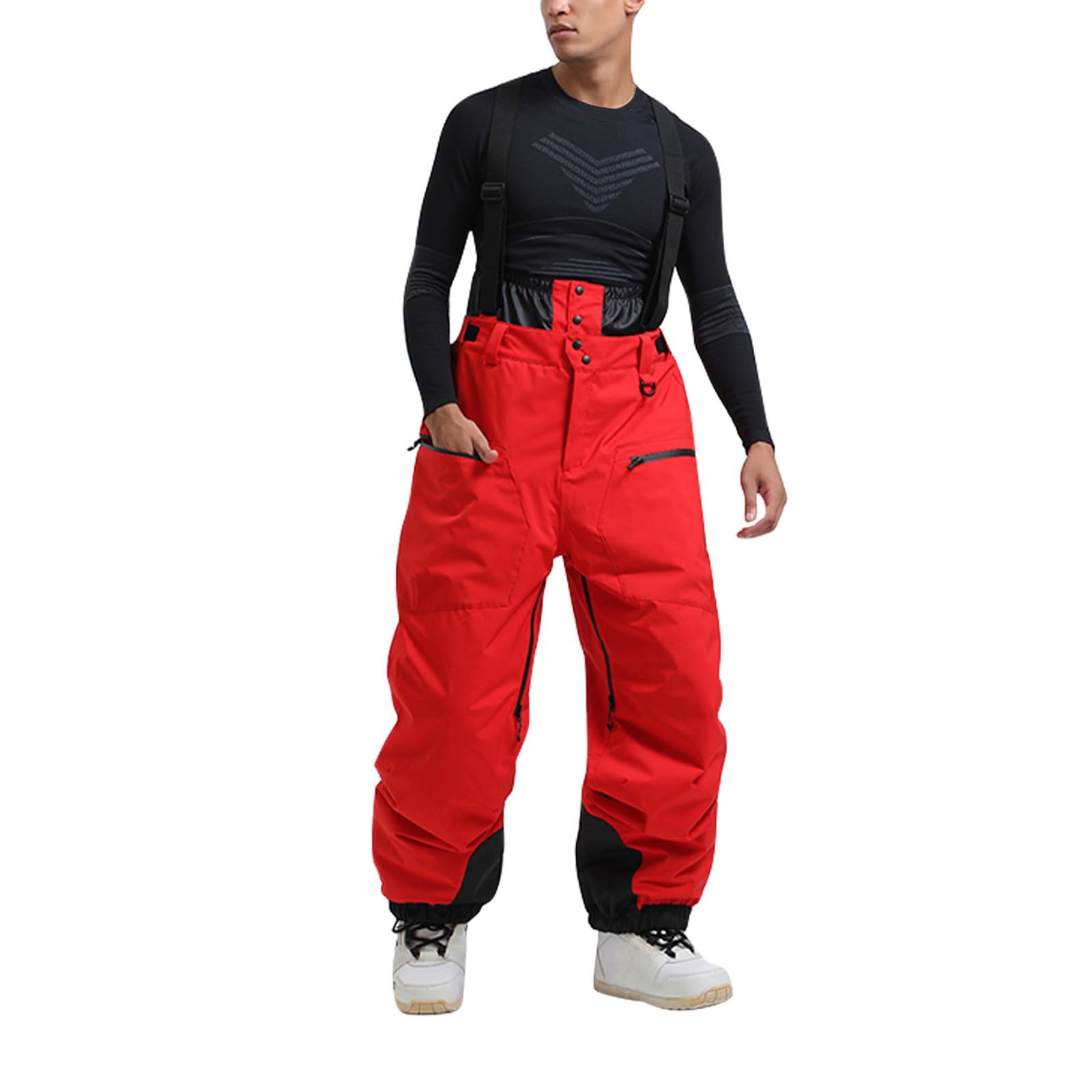 Pantalon Ski Homme Salopette Ski Impermeable Pantalon De Snowboard Pantalon Softshell Pantalon RandonnéE Hiver Chaud