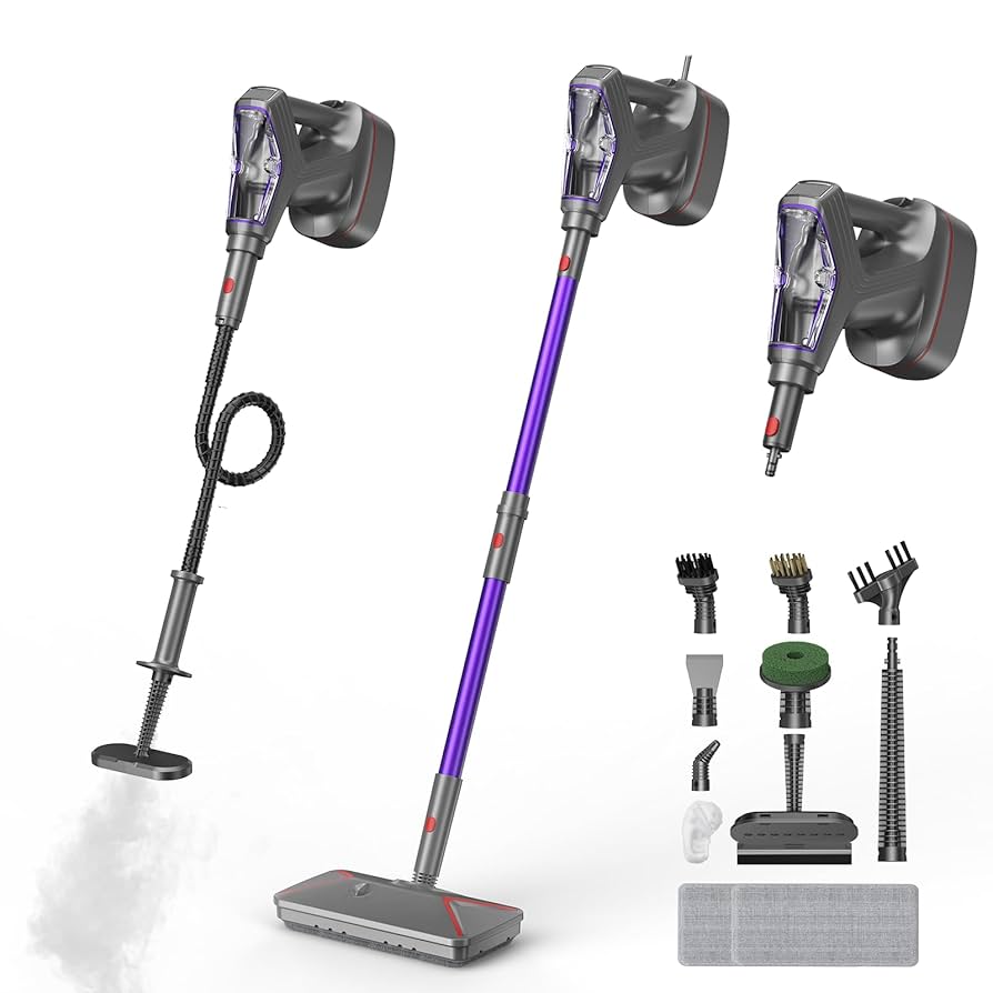 スチームプレッサー Amazon.com - Steam Mop for Floor Cleaning - 29 in 1 Heavy