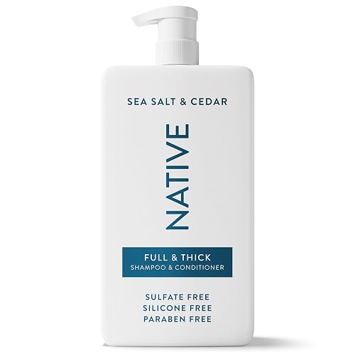 Native Full & Thick 2-in-1 Shampoo & Conditioner, Sea Salt & Cedar