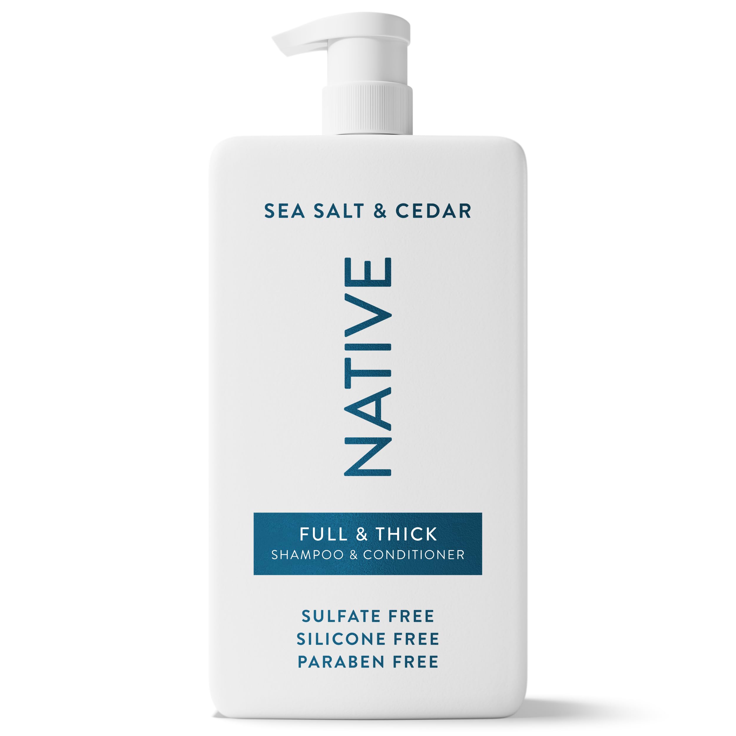 Amazon.com: Native Full & Thick 2-in-1 Shampoo & Conditioner Sea