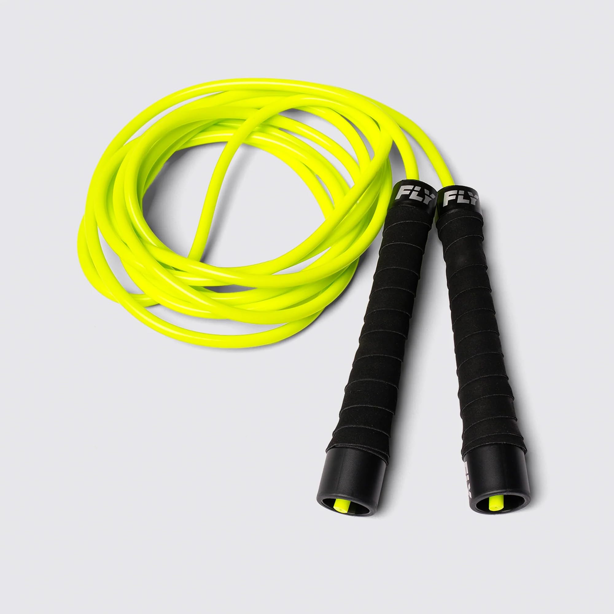 FLY Ultra Speed Skipping Rope — Premium 10ft Adjustable 5mm PVC Speed Rope with Ergonomic Grip Handles, High-Performance Jump Rope for Boxing, CrossFit, HIIT and Fitness Training