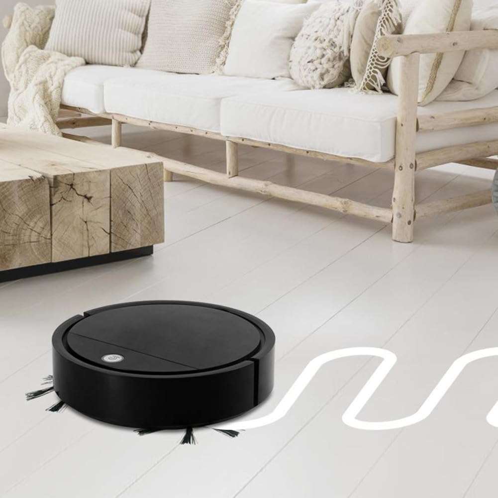 Robot aspirateur 3 en 1 pour poils d'animaux et saleté tenace automatique