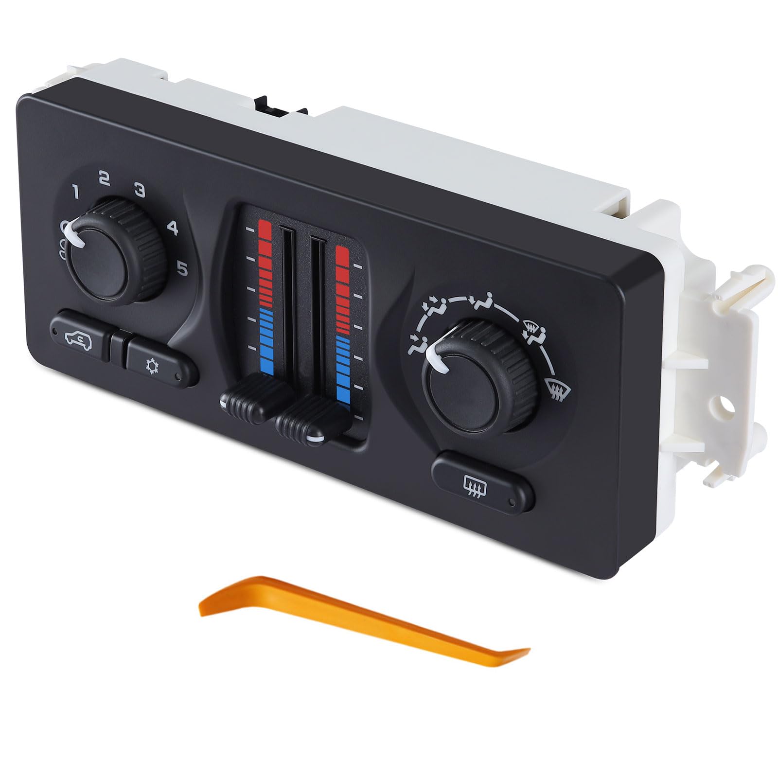 Rupse 599-210XD Climate Control Module Heater Panel, Compatible with 2003-2007 for Chevrolet,GMC Replaces 10370034 10370033 10395426