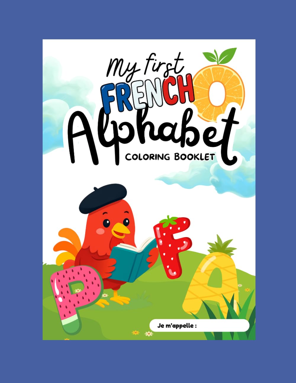 My first french alphabet coloring booklet