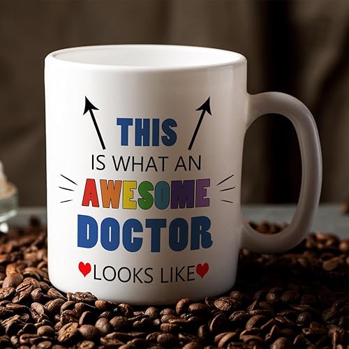 Miniatura 3 de Impresionante taza de doctor, regalo de agradecimiento para el médico, regalos de cumpleaños de Navidad para Dr.11OZ taza de té