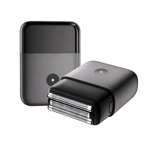 Electric Foil Shaver for Men: Compact Travel Razor for Face