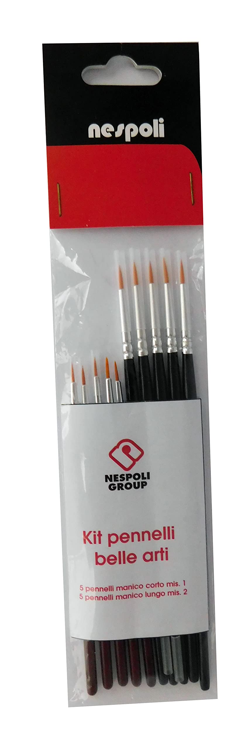 Nespoli Brush Kit, 10 Pieces, Standard